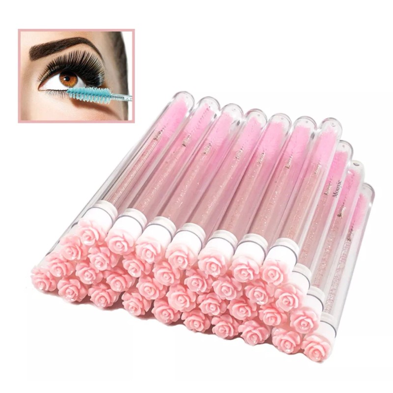 Iconsign Porta Cepillo Para Pestañas Con Cepillo Glitter 10 Piezas