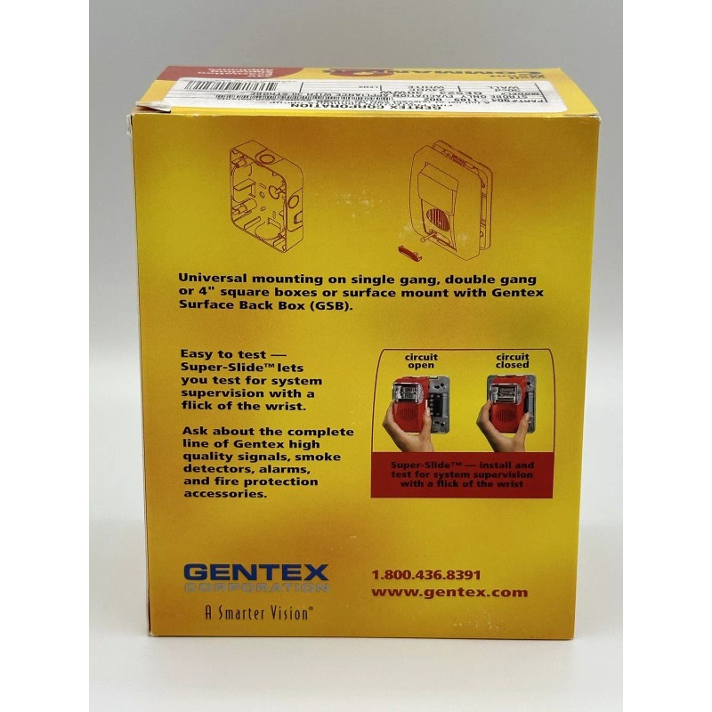 Gentex NEW Gentex Commander 2 GES24-30WW Wall Mount 30CD Fire