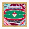 Luxury American Mahjong Mat Microfiber Mahjong Mat Waterproof Stain Resistant