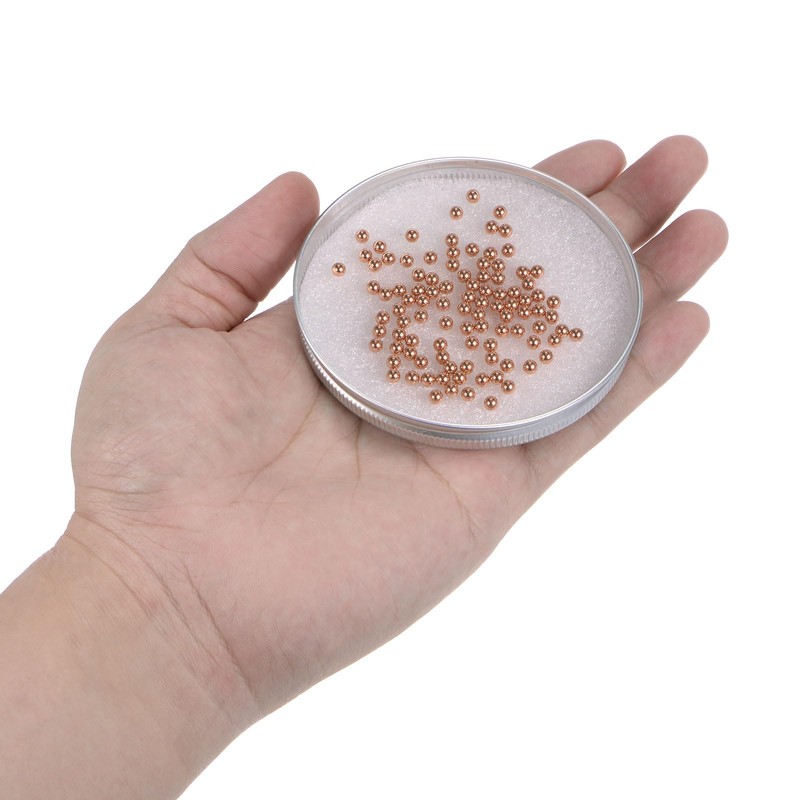 HARFINGTON 200pcs 3.5mm Precision Solid Copper Bearing Balls for Bearings