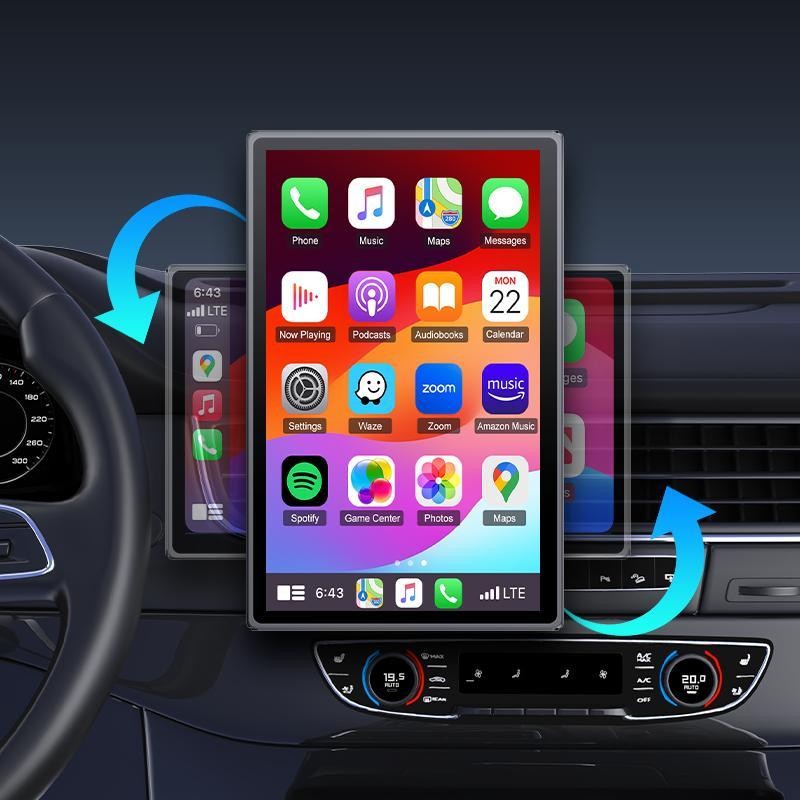 CarThree 2025 Newest 8.1“ or 7” Wireless Portable Carplay and
