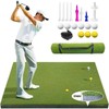 LPALNTYS Golf Hitting Mat 5x4ft, 31mm Artificial Turf Practice Mat