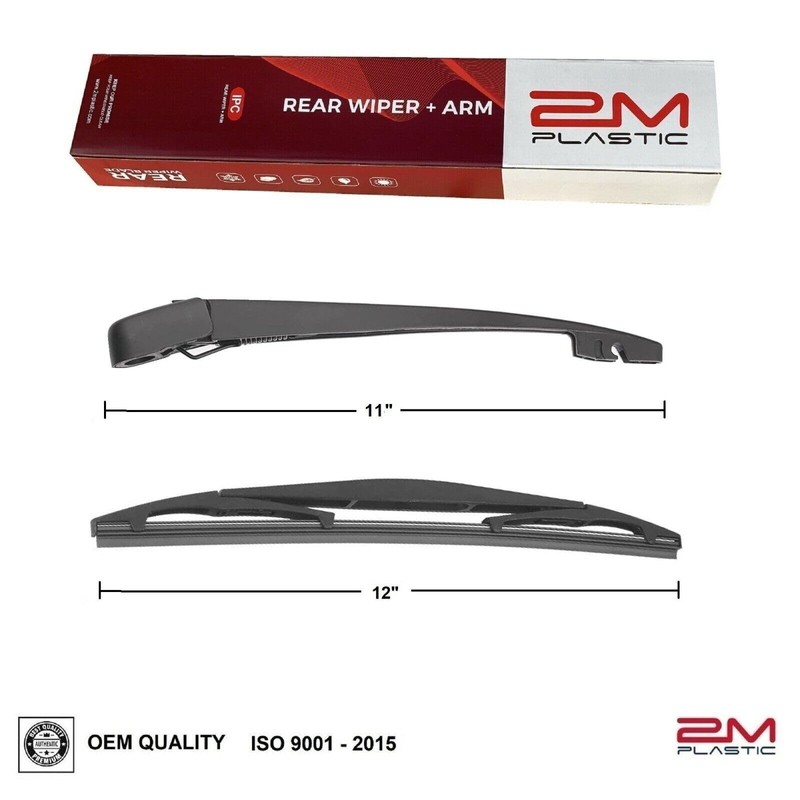 2M PLASTIC Rear Wiper Arm Blade Replacement for HONDA CR-V