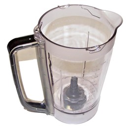 Replacement 48oz Pitcher Bowl with Blade for Ninja BL250 BL206 BL207 Kitchen System Pulse Blender, Black