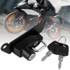 Motorcycle AntiTheft Helmet Lock Fits for RC125 RC390 RC250(Black )