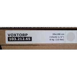 IKEA VOXTORP Cover Panel High Gloss Light Beige  15" x 42 1/2" New 103.212.65