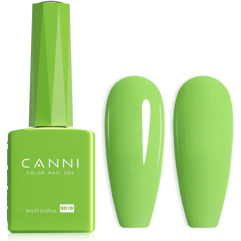 CANNI- Esmalte de uñas en gel verde lima pastel, 1