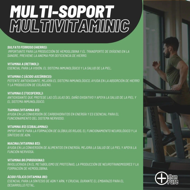 Suplemento Multivitamínico Vitamina Complejo 100 Cáps Sabor