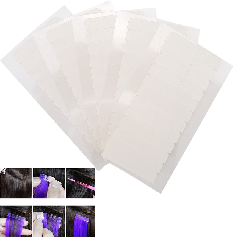 Hair Extension PU Hair Piece Double side Adhesive Tape 120pcs