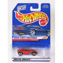 Hot Wheels Cat-a-pult 1998 First Editions #38 5 Spoke/red Logo