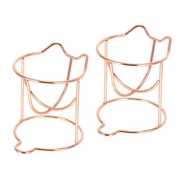Healeved 9pcs Cat Ear Makeup Sponge Holders Drying Racks for Beauty Powder Puff Display Stand Ventilated Sponge Storage for Quick Drying