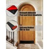 BAJIAOREN Silicone Rubber Door Kick Plate 6x42 Inches Self Adhesive
