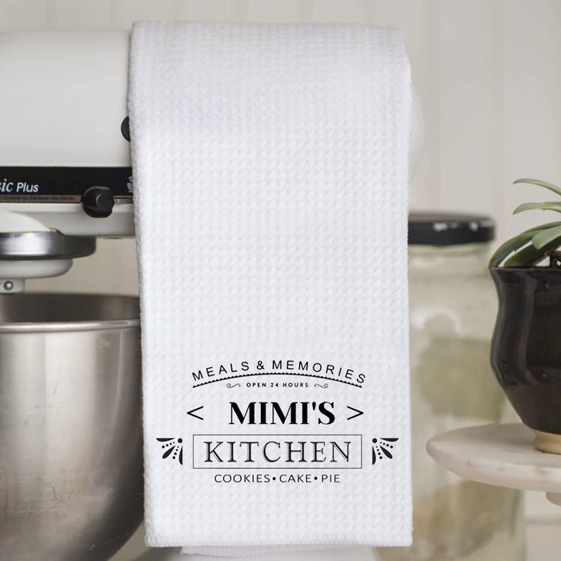 WCGXKO Mimi Gift Mimi Kitchen Towel Dish Towel for Mimi