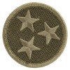 Patchtown OD Green Tennessee Tristar Subdued Patch - 2" Round