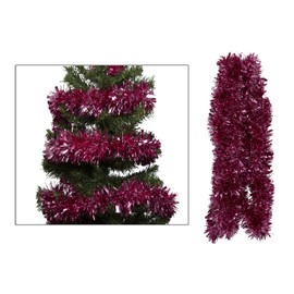Simply Products 4M Chunky/Fine Cut Christmas Tinsel Garland Decoration (White)