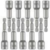 10-Pc 3/8" Magnetic Nut Driver Bits – 65mm (2.5") Impact