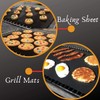 Waloo Pack of 2 BBQ Grill Mats for Grills |