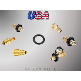 Unbranded O-Ring for Soft Nose Propane Tank Cylinder P.O.L. Fittings POL Connector Seal O - 3 Pack
