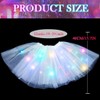 Nicute Women's LED Tutu Skirt Light Up Tutus Layered Tulle