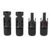 10 Sets Solar Panel Cable Connectors Waterproof Dustproof UV Resistant