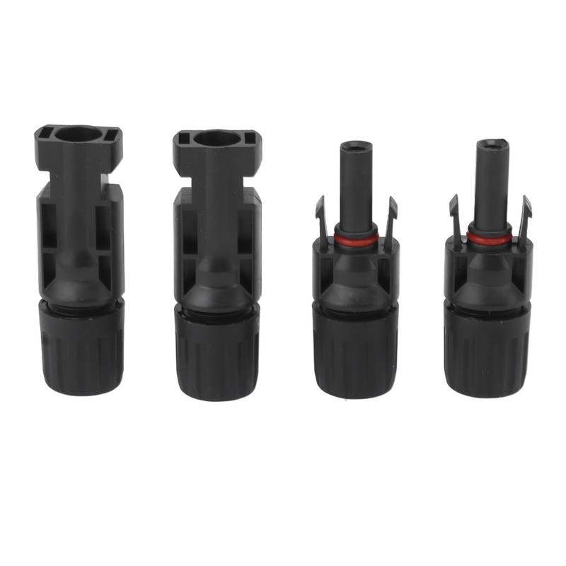 10 Sets Solar Panel Cable Connectors Waterproof Dustproof UV Resistant