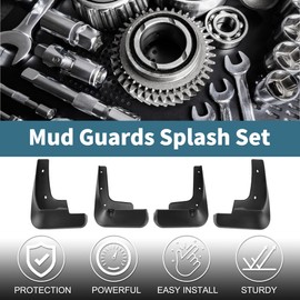 TUCKBOLD Mud Flaps Splash Guards for Toyota Alphard 2010-2021 Front & Rear Mud Guards W/Mount Accessories