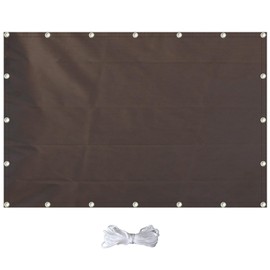 Abrotain Sun Shade Sail 6'6"x6'6" Waterproof Shade Cloth Canopy Sunshade Camping Tarps Tent Cover with Grommets for Backyard Yard Deck Patio Pergola Garden Outdoor