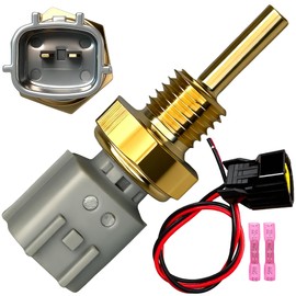 Engine Coolant Temperature Sensor 22630JA10A with 17" Wiring Harness PT2889 - Compatible with Nissan Rogue/Altima/Pathfinder (2007-2025), Infiniti QX60 (2013-2025), Frontier, Sentra, Versa