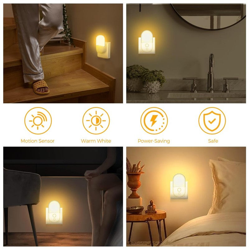 Night Light Plug in Walls & Night Lights with Dusk