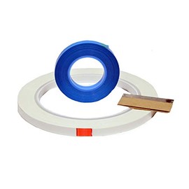 Open Reel Audio Leader Tape Kit Solid White 1/4" X 250 Ft with Splicing Tape for Maxell, RMGI, AMPEX, and ATR Tape TME PN ACLEADERKIT-A