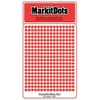 Small 1/8" Removable Mark-it Brand dots for maps, Reports or Projects - red