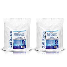 Wet Wipes Bulk - 2 x 800 Count Refill Bags (1600 Wipes) - For Upward Pull Dispenser