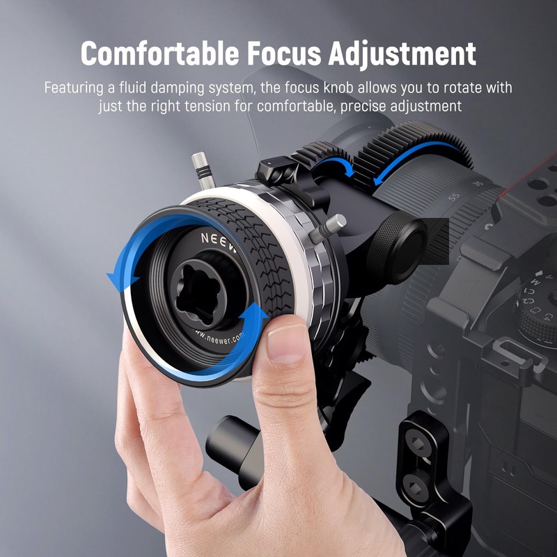NEEWER M0.8-65T Gear for Follow Focus, Standard 0.8 MOD and