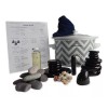 Technoking Kit De Piedras Calientes De Obsidiana Super Completo Spa