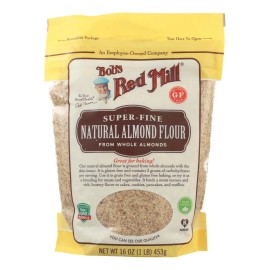 UD_Bob's Red Mill-Case of 4 16 oz Natural Almond Flour Gluten-Free Wheat & Rice Flour Alternative for Bakeries