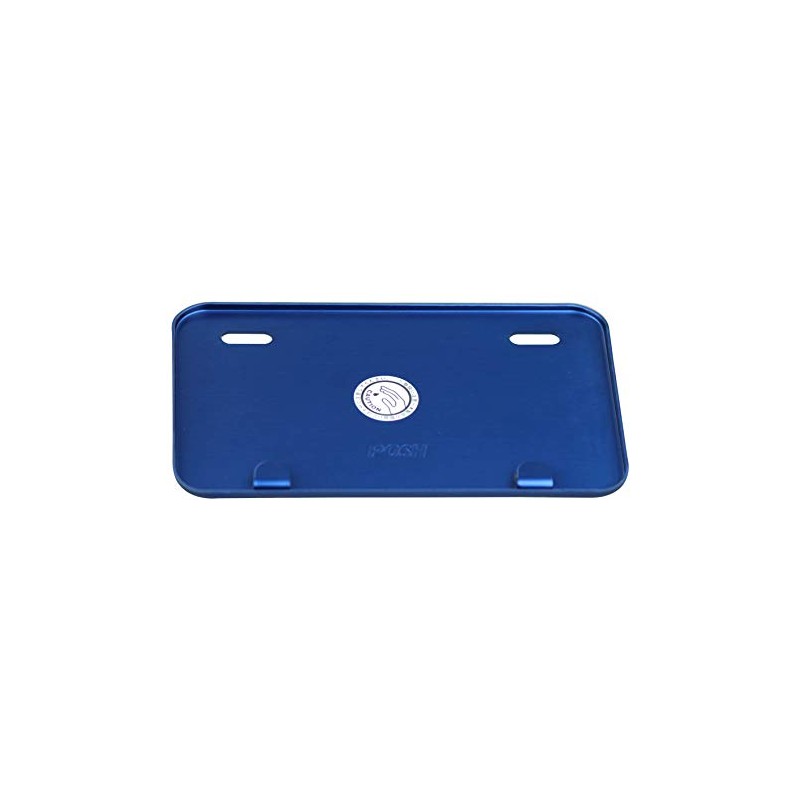 POSH FAITH 500190-01-10 Motorcycle Aluminum License Plate Small Size for
