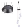 Solar Crystal Ball Wind Chimes Light 100LM IP45 Waterproof Decorative