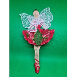 UNIQUE Embroidered Sugar Plum Fairy