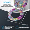 Sanilo Soft Close Toilet Seat ROUND, Quiet and Slow Close