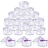 Pack of 50 Empty Cream Jars 5 ml Transparent Travel