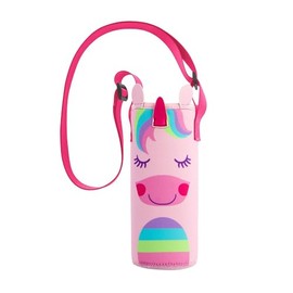 Stephen Joseph Water Bottle Carrier with Strap, 16.9 oz, Unicorn