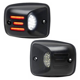 Yankok LED License Plate Lights for Tacoma 1995-2004 1st Gen N140 N150 N160 N170 N190 All Models Pickup 6500K Xenon White with Triple Red Tube Tag Lamp Assembly 2 Pack