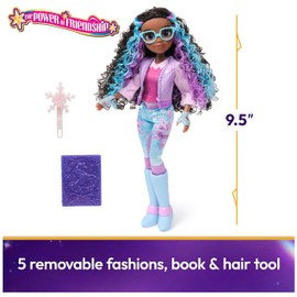 Unicorn Academy, Power of Friendship Layla with Book & 5 Fashion Accessories, 9.5”, Dolls & Unicorn Toys for Girls Ages 4 and up