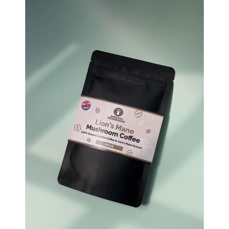 Merryhill Mushrooms - Lion’s Mane Mushroom Ground Coffee - Focus