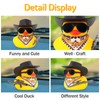 wonuu Car Rubber Duck Ornament Cool Car Accessories Duck Car