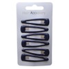 Set of 6 Navy Blue Hair Clips Snap Bendies Sleepies