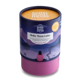Better Food Mood Ruby Moon Latte 100g | Adaptogen Blend with Ashwagandha, Turmeric, Spices, Magnesium for Sleep & Relaxation