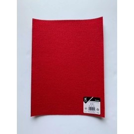 Kunin Red Presto Sticky Back Adhesive Felt Sheet 9 x 12 Eco-Fi Kunin