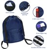 Waterproof Drawstring Bag, Lightweight String Backpack with Water Bottle Holder