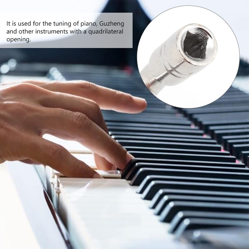 L-Shaped Piano Tuner Wrench, Professional Square Tip Wrench Tuning Hammer